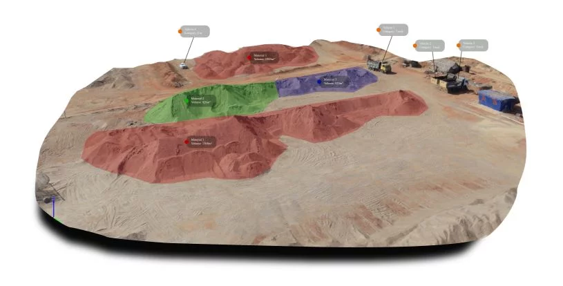 Land Survey & Volumes drone survey service